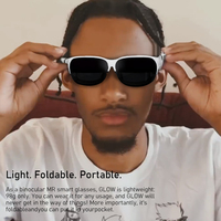 45 FOV 60 PPD cinéma Portable Fiber intelligente Metaverse 4K 3D VR Smart Air AR lunettes dispositifs pour projecteur avec interrupteur pour Drone