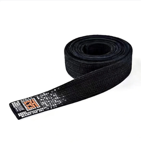 <span class=keywords><strong>Ceinture</strong></span> noire <span class=keywords><strong>de</strong></span> Taekwondo personnalisée, en coton pur délavé et vieilli, brodée avec le nom, pour Karaté et <span class=keywords><strong>Judo</strong></span>, longueur 180-320 cm, fabriquée en Chine - Product Image 3