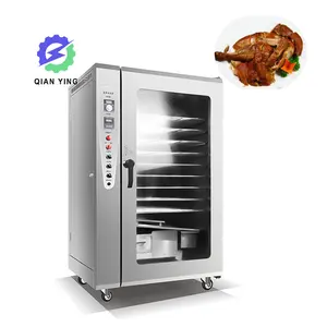 Smoke Fish Industrial Electric Wood Commercial Sausage Smoked Meat Smoking Oven