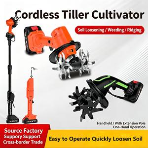 Motoculteur Électrique Sans Fil au Lithium 21-24V, Multifonctionnel, <span class=keywords><strong>Sarcleuse</strong></span> et Cultivateur de Jardin 2-en-1, Outil de Desserrage Facile du Sol - Product Image 5