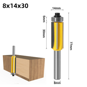 Fraiseuse à bois 8 poignées pour le profilage des bords, <span class=keywords><strong>avec</strong></span> fraise à rainurer et à dégrossir les bords, et fraise à chanfreiner les bords - Product Image 6