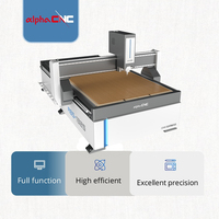Machine de fraisage CNC 3 axes Alpha avec commande DSP et table à vide pour le bois/MDF/contreplaqué, broche 3-6 kW, routeur 3D pour le bois