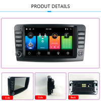 Système multimédia automobile, autoradio CarPlay, navigation, Android 14, 9 pouces, pour Mercedes Benz ML W164 ML350 GL X164 GL320 2005-2012