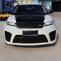 Pour Range Rover Evoque L538 (modèles 2012-2018) – Kit de mise à niveau du capot avant en fibre de verre et support de radiateur (découpe nécessaire)