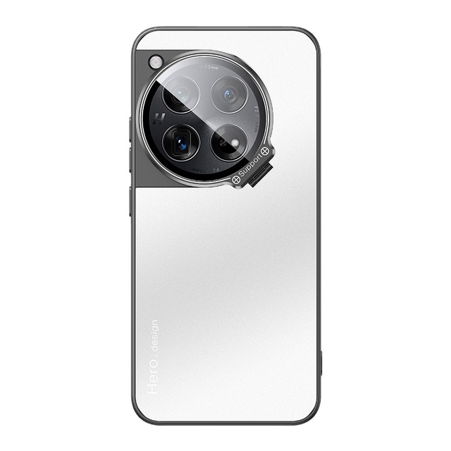 High-end Metal Magnetic Invisible Support Phone Case New Style Skin Feel Matte Lens Protection Phone Cover for One Plus 12