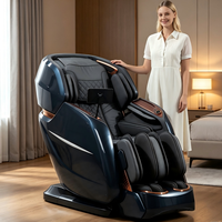 ZHOUQI OEM Çin En İyi Lüks 2024 Üst Düzey Elektrikli 4D 3D Sıfır Yerçekimi Tam Vücut Germe Masaj Koltuğu Tam Vücut Masaj Aleti