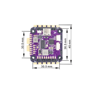 ตัวควบคุมการบิน60A F7, สแต็ค F722 FC + 60A-4 in-1 ESC 30.5มม. รูยึดสำหรับโดรนแข่งขัน FPV Quadcopter RC - Product Image 3
