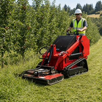 Chargeuse compacte sur chenilles T480, hauteur de déchargement de 1401 mm, godet de 0,1 m³, charge nominale de 350 kg, moteur EPA Euro5, prête pour l'agriculture
