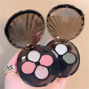 Eye Shadow Eyes Brushes Set Custom Color Logo Tube With Roller Pigmented Cream Tube Single Glitter Gel Eyes Shadow Palette Pinks