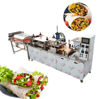 Máquina Automática para Hacer Tortillas, Pan Lavash y Conchas de Taco de Acero Inoxidable 304, con Calentamiento Ajustable y Capacidad de 900-2500 Piezas/Hora