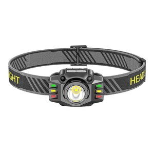 Lampe frontale rechargeable LED Smiling Shark Wave Sensor avec affichage de la puissance pour la randonnée et le camping - Product Image 3