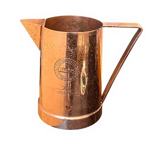 Pichet en cuivre style vintage 1000-1500 ml – Carafe métallique durable pour boissons - Product Image 2
