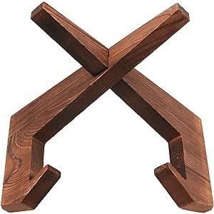 Wooden Book <b>Stand</b> Solid Wood Desk Rack For Recipe Book <b>Tablet</b> Display Holder Natural Color Light Brown Patina - Product Image 5