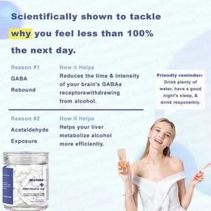 อาหารเสริมอาการเมาค้างสำหรับผู้ใหญ่แคปซูลประสิทธิภาพในการเสริมความงามช่วยให้ตับเผาผลาญแอลกอฮอล์ - Product Image 4