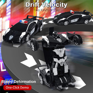 Il telecomando 1:18 trasforma il <span class=keywords><strong>Robot</strong></span> per auto con una trasformazione del pulsante e suoni realistici del motore - Product Image 2