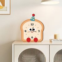 Jam Dinding Kayu Gaya Farmhouse Modern dengan Jarum Penunjuk, Dekorasi Rumah Kreatif, Hadiah untuk Ramadan dan Acara Pernikahan