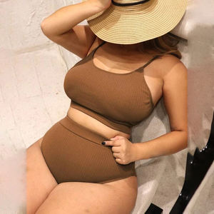 Bikini para Mujer en Azul y Rosa con Top de Soporte y Braguita de Cintura Alta para una Silueta Favorecedora - Product Image 6