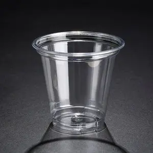 Copo para bebidas frias de plástico transparente descartável, recipiente para bebidas frias de 5 onças por atacado