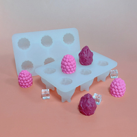 Hami Meloen mango 3D Frambozen siliconen mal, Drakenvrucht boom ijs siliconen mal, Gebruikt voor het bakken van mousse cake