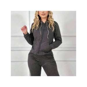 Felpa e pantaloni alla moda maglione comfa con pantaloni morbidi comodi donna Sexy donna Casual palestra
