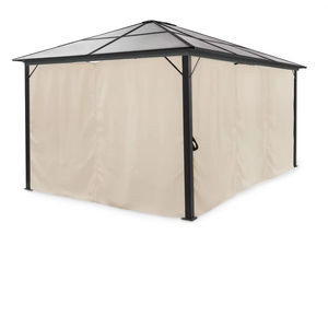 Casa de aluminio jardín sol prefabricado vidrio terraza prefabricada PC habitación aluminio invierno venta gafas personalizadas <span class=keywords><strong>Roma</strong></span> PC Gazebo - Product Image 5