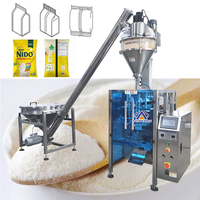 Máquina de Llenado y Empaquetado Automática ATM-520D con Servomotor y Certificación CE para Especias, Leche, Harina, Detergente en Polvo