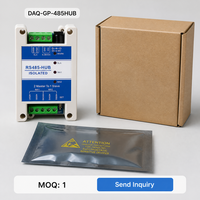 Répartiteur industriel RS485, multiplexeur 3 ports, 2 maîtres 1 esclave, rail DIN, protection ESD, DC10-30V, Modbus DAQ-GP-485HUB, protection contre les surtensions