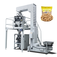 Peseuse automatique à combinaison multi-têtes balances alimentaires remplissage linéaire vertical d'arachide 500g 1kg 2kg 3kg Machine d'emballage de pesage