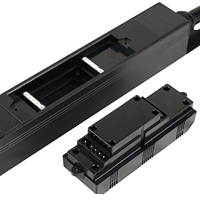 Unité de distribution d'alimentation intelligente surveillée (PDU) personnalisée IEC C13 C19 pour armoire rack, 32A/63A/125A monophasée/triphasée pour centre de données
