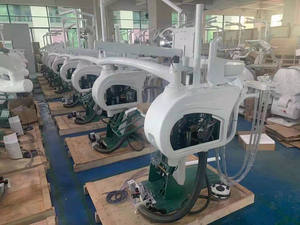 Kursi Unit Gigi Integral Murah Komplit Nyaman Disetujui dengan Lampu Led atau Lampu Halogen Tanpa Bising untuk Mesin - Product Image 5