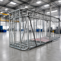 Boutique de mode pop-up en conteneur, magasin mobile préfabriqué moderne, kiosque de vente modulaire pour salon professionnel