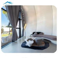 Tente de chambre d'hôtel étoilée, complexe hôtelier de luxe, tente d'hôtel de luxe en promotion, tente d'hôtel de luxe