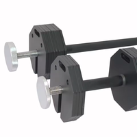 Vente directe usine – Haltères octogonaux multifonctionnels 3-en-1 réglables 50 lb en acier, haltères et kettlebells durables