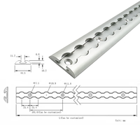 Rail de fixation L de 2 pieds, résistant à la corrosion, pour le maintien des charges sur camions, remorques, fourgons et VR |   Rail de fixation universel E/L-Track