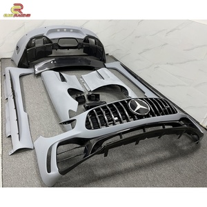 ชุดแต่งตัวถังคาร์บอนไฟเบอร์ครึ่งคันสไตล์ GTR พร้อมสปอยเลอร์กันชนสำหรับ AMG GT GTC GTS ปี 2017-2019 - Product Image 2