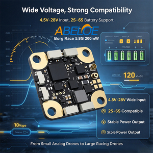 iFlight IRC Tramp VTX 3.5g เครื่องส่งสัญญาณวิดีโอ FPV น้ำหนักเบา 25/100/200mW รองรับโหมด PIT พร้อมไฟ LED แสดงสถานะการส่งสัญญาณ - Product Image 2