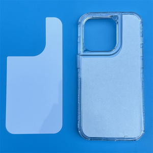 Cho Iphone 16 15 Pro Max Cộng Với Trong Suốt Rõ Ràng 2D Trống Thăng Hoa TPU Cao Su Lai PC Cover Quay Lại 3 1 Điện Thoại <span class=keywords><strong>Shell</strong></span> Trường Hợp - Product Image 5