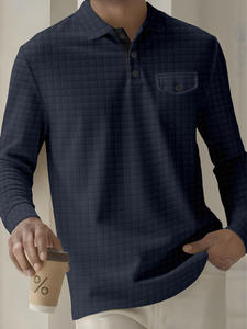 Nuovi Arrivi 2026: <span class=keywords><strong>Polo</strong></span> da Uomo alla Moda a Quadri, Camicie Casual di Alta Qualità, Asciugatura Rapida in Cotone e Poliestere, Vestibilità Sportiva Estiva - Product Image 5