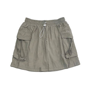 Short régulier anti-rides 100% Polyester Vietnam Short femme taille élastique taille moyenne décontracté solide Service OEM - Product Image 4