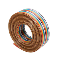 Cable de cinta de Color plano FFC 1,27mm 8P 10P 16P 20P 40P 50P 64P UL21311 Cable eléctrico aislado FRPE libre de halógenos