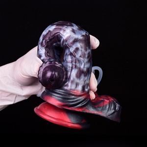 NNSX Big Animal Cock Squirting Horse <b>Dildo</b> with Suction Cup and Testicles <b>Dildo</b> for Clit Vaginal Anal Stimulate Sex Toys - Product Image 5