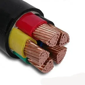 0,6/1KV Conductor de cobre XLPE Cable de alimentación de cubierta de PVC aislado