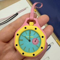 Montre de poche mécanique automatique personnalisée, boîtier en céramique, aiguilles lumineuses, bracelet en silicone, étanche 50m, Relojes