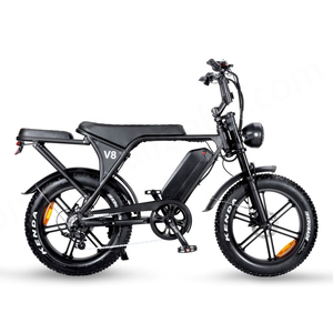 VOMO C80 25km 50km Alarma Elektrische Almacén alemán Motor Bike 250W Montaña de alta velocidad E-bike V8 Super Fatbike 73 - Product Image 5