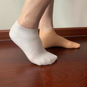 Nouvelles chaussettes de soin des pieds en gel de silicone, exfoliantes, anti-fissures, hydratantes, chaussettes de spa pour femmes - Product Image 5
