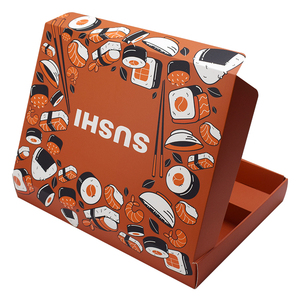 Caja de Papel Magnética de Lujo Personalizada para Llevar <span class=keywords><strong>Sushi</strong></span>, Pasteles y Crepas, con Insertos y D - Product Image 4