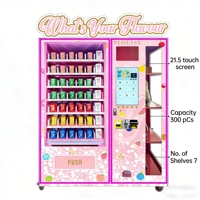 Distributeur automatique intelligent de cosmétiques et de produits de beauté avec écran tactile, pour la vente de cils, de perruques, de vernis à ongles et de coffrets cadeaux