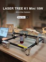 LASER TREE Vente en Gros 3030 Machine de Gravure Laser 10W Graveur Laser Découpeuse Laser Imprimante 3D pour Bois Caoutchouc Pierre
