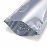 Metallic Silver Anti Static Flat Bags for PCB IC Electronic Components Hardware Parts Custom Wholesale Packaging S14C