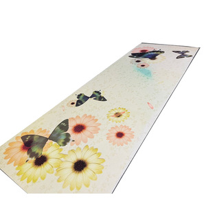 Esterilla de yoga de 8 mm de grosor, rectangular, plegable, antideslizante, para ejercicios en casa para mujeres - Product Image 1